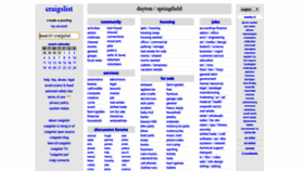 What Dayton.craigslist.org website looked like in 2020 (3 years ago)