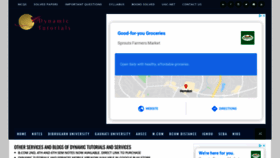 What Dynamictutorialsandservices.org website looked like in 2020 (5 years ago)