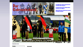 What Der-gebrauchshund.de website looked like in 2020 (3 years ago)