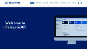 What Delegate365.com website looked like in 2020 (3 years ago)