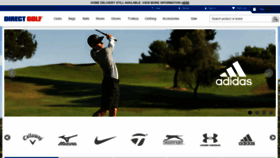 What Direct-golf.co.uk website looked like in 2020 (3 years ago)