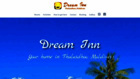 What Dreaminn.mv website looked like in 2020 (3 years ago)