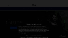 What Disney.es website looked like in 2020 (3 years ago)
