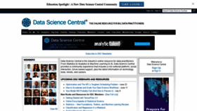What Datasciencecentral.com website looked like in 2020 (3 years ago)