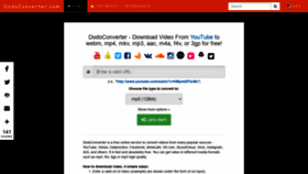 What Dodoconverter.com website looked like in 2020 (3 years ago)