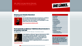 What Die-linke-kno.de website looked like in 2020 (3 years ago)
