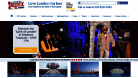 What Discount-london.com website looked like in 2020 (3 years ago)