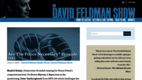 What Davidfeldmanshow.com website looked like in 2020 (3 years ago)