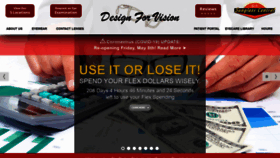 What Designforvision.com website looked like in 2020 (3 years ago)