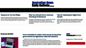 What Dailybulletin.com.au website looked like in 2020 (3 years ago)