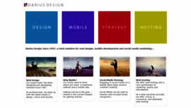 What Dariusdesign.com website looked like in 2020 (3 years ago)