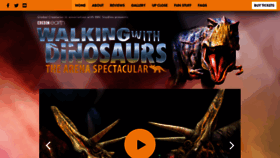 What Dinosaurlive.com website looked like in 2020 (3 years ago)