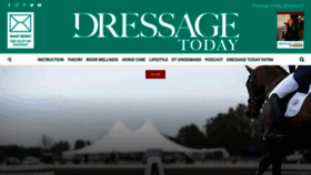 What Dressagetoday.com website looked like in 2020 (3 years ago)