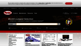 What Digikey.ca website looked like in 2020 (3 years ago)