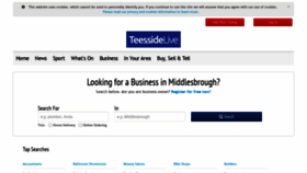 What Directory.gazettelive.co.uk website looked like in 2020 (3 years ago)