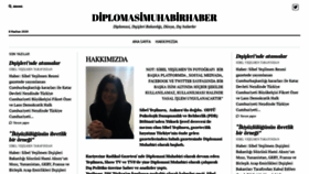 What Diplomasimuhabirhaber.com website looked like in 2020 (3 years ago)