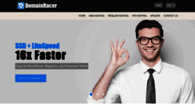 What Domainracer.com website looked like in 2020 (3 years ago)