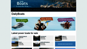What Dailyboats.com website looked like in 2020 (3 years ago)