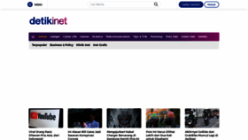 What Detikinet.com website looked like in 2020 (3 years ago)