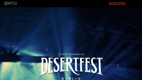 What Desertfest.de website looked like in 2020 (3 years ago)
