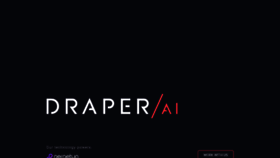 What Draper.ai website looked like in 2020 (3 years ago)