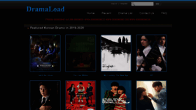 What Dramaload.ch website looked like in 2020 (5 years ago)