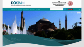 What Dosimm.gov.tr website looked like in 2020 (3 years ago)