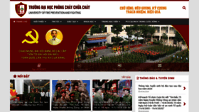 What Daihocpccc.edu.vn website looked like in 2020 (3 years ago)