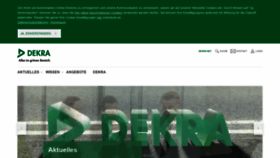 What Dekra.net website looked like in 2020 (3 years ago)