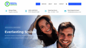 What Dentalcosmeticscr.com website looked like in 2020 (3 years ago)