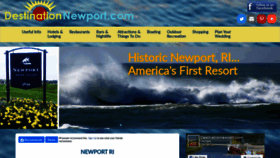What Destinationnewport.com website looked like in 2020 (3 years ago)