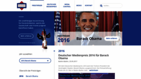 What Deutscher-medienpreis.de website looked like in 2020 (3 years ago)