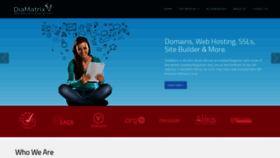 What Diamatrix.co.za website looked like in 2020 (3 years ago)