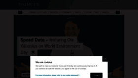 What Daimler.com website looked like in 2020 (3 years ago)