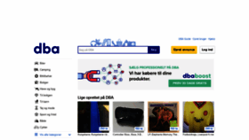 What Dba.dk website looked like in 2020 (3 years ago)