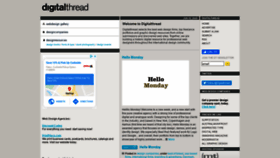 What Digitalthread.com website looked like in 2020 (3 years ago)
