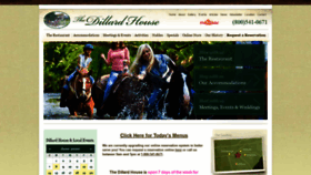 What Dillardhouse.com website looked like in 2020 (3 years ago)