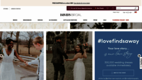 What Davidsbridal.com website looked like in 2020 (3 years ago)
