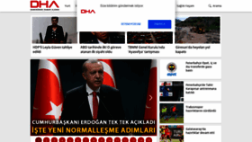 What Dha.com.tr website looked like in 2020 (6 years ago)