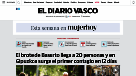 What Diariovasco.com website looked like in 2020 (3 years ago)