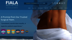 What Drfiala.com website looked like in 2020 (3 years ago)
