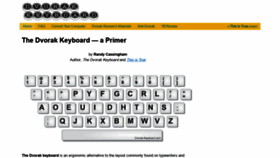 What Dvorak-keyboard.com website looked like in 2020 (3 years ago)