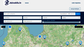 What Dzivoklis.lv website looked like in 2020 (3 years ago)