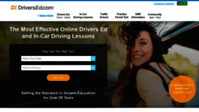 What Driversed.com website looked like in 2020 (3 years ago)