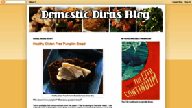 What Domesticdivasblog.com website looked like in 2020 (3 years ago)