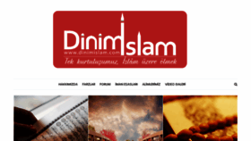 What Dinimislam.com website looked like in 2020 (3 years ago)