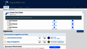 What Digitalworldz.co.uk website looked like in 2020 (5 years ago)