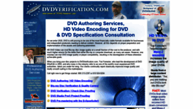 What Dvdverification.com website looked like in 2020 (3 years ago)