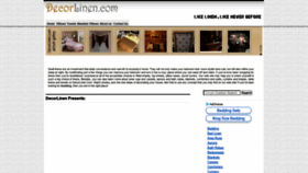 What Decorlinen.com website looked like in 2020 (3 years ago)
