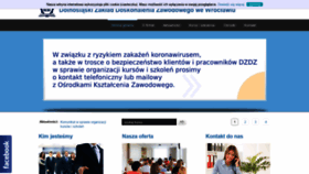 What Dzdz.edu.pl website looked like in 2020 (3 years ago)